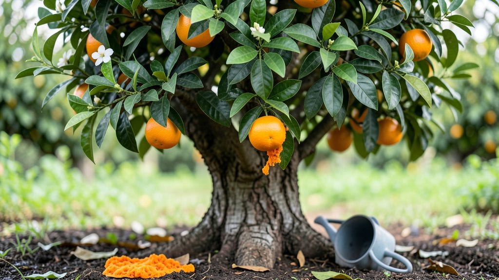 Orange Fungus Garden: Eliminate Mushrooms in 2 Weeks With This Trick